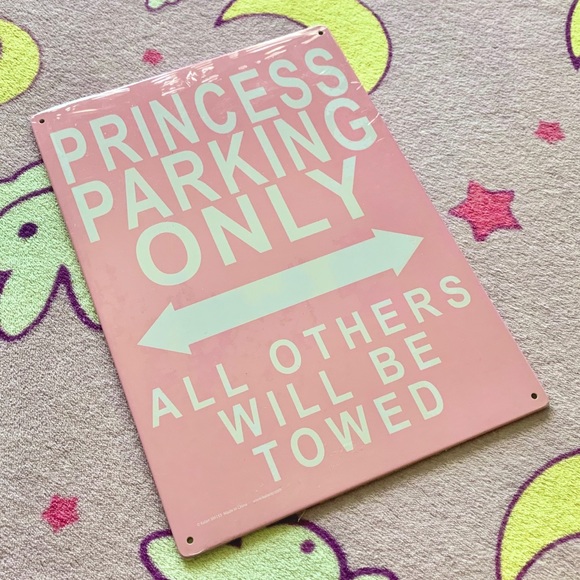 Other - Princess Parking Only Sign